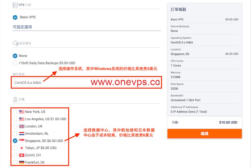 onevps购买教程4